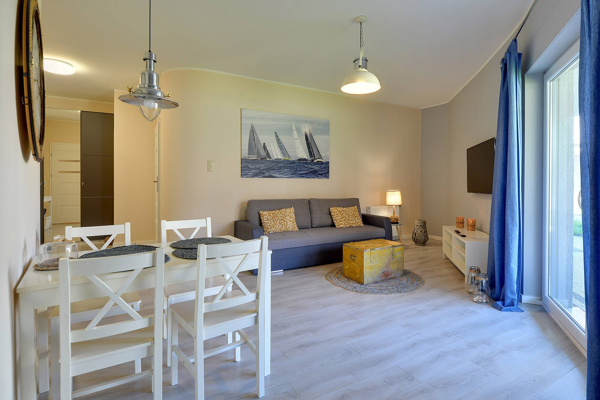 with a Garden Apartment